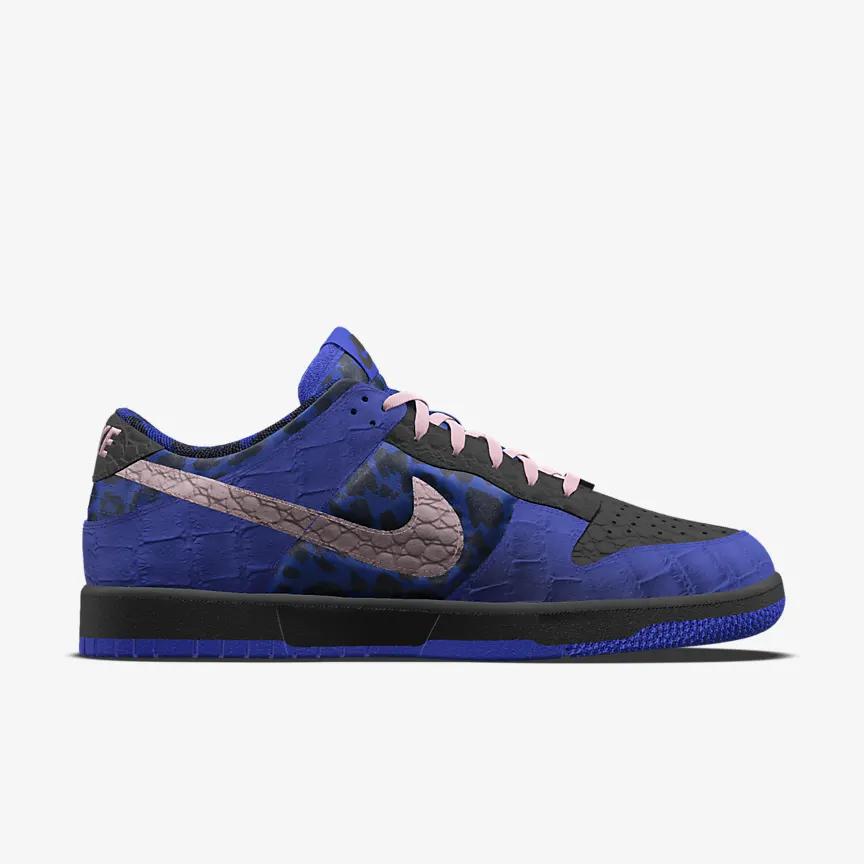 Giày Nike Dunk Low Unlocked By You Nữ Xanh Đen